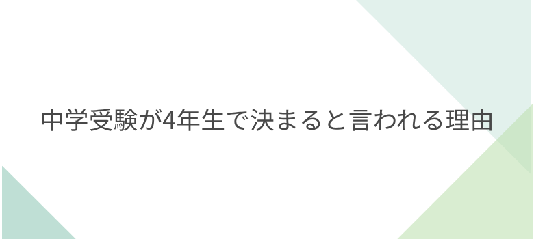 中学受験